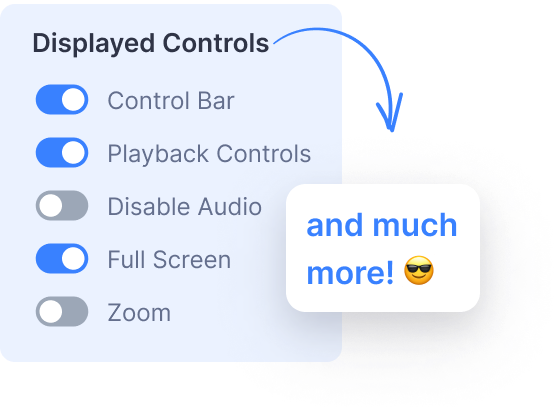 Displayed Controls